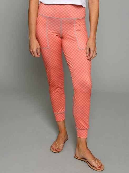 The Jogger - Floral / Mini Gingham